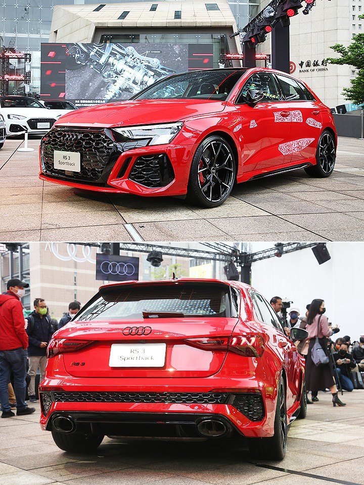 实拍奥迪rs3两厢版谁说这车只能跑直线