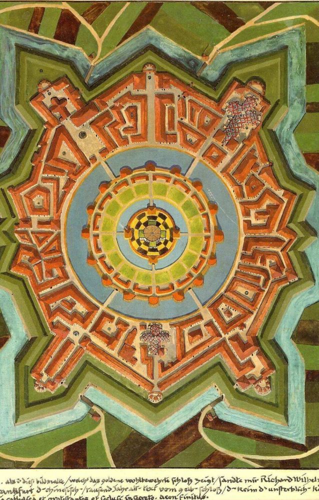 荣格最后一幅曼陀罗作品——黄金城堡在心理治愈的进程中,荣格发现