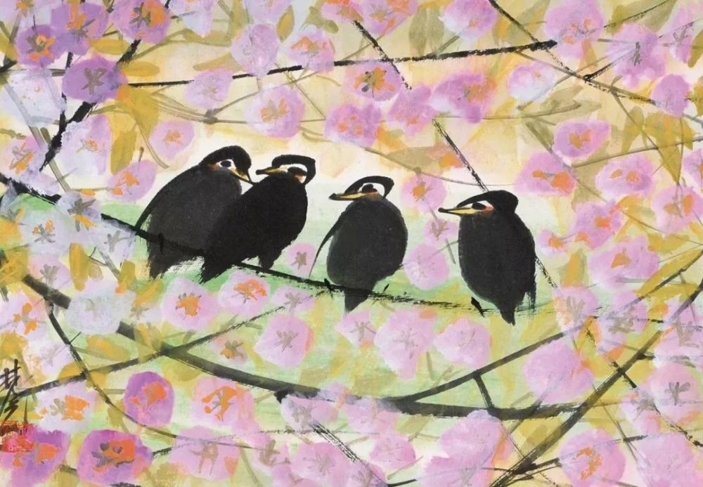 林风眠《春郊野趣》以云为名的孩子木心四月四月想起你,时时路遇樱花