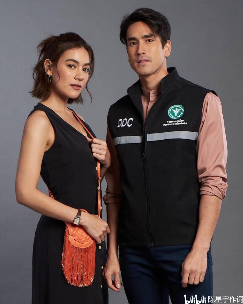 年泰国三台人气泰剧《欲念之力》里的"三角虐恋"演员barry nadech,kim