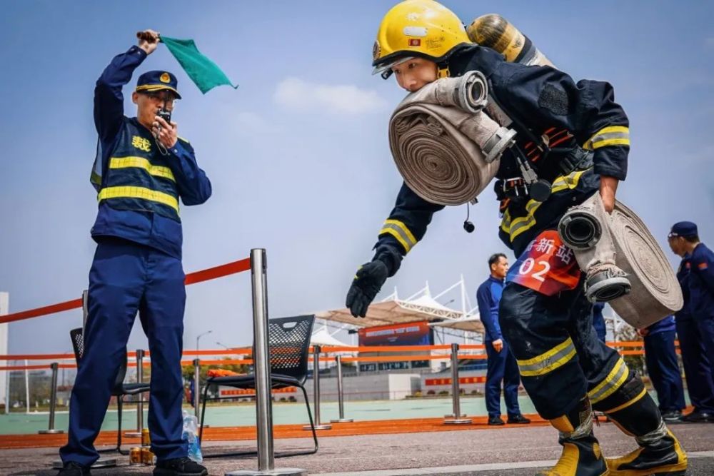 杭州支队圆满完成全市消防救援队伍火焰蓝春季运动会