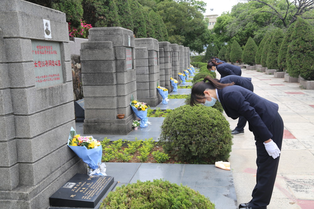 廣州銀河烈士陵園舉行清明公祭儀式緬懷革命先烈