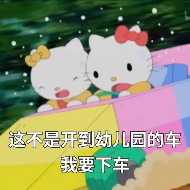 今天也超想你的表情包這不是開到幼兒園的車表情包點擊播放 gif0.