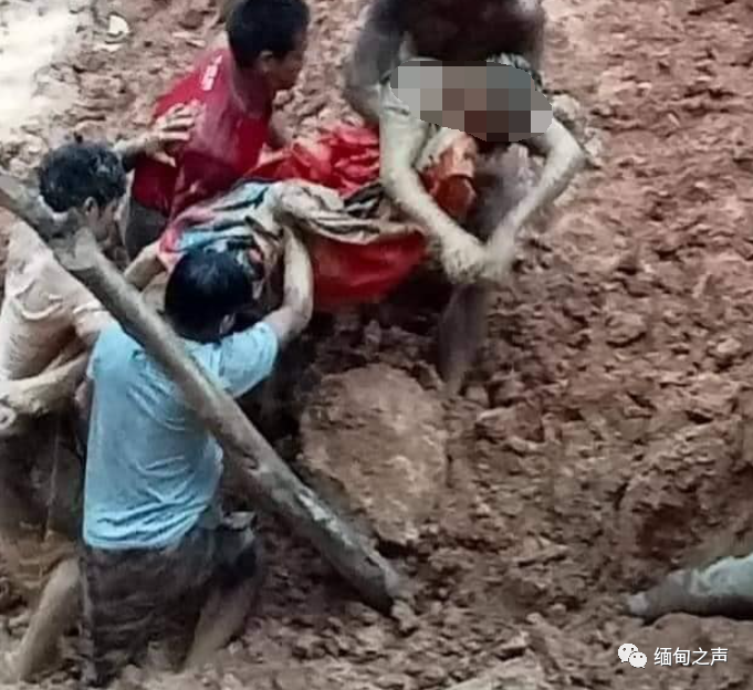 持续暴雨，缅甸一个铅矿场塌方，5名工人被埋身亡最英俊