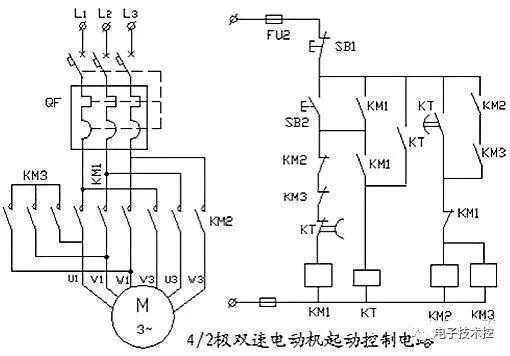 電機控制電路圖-識圖電機控制器原理講解_騰訊新聞