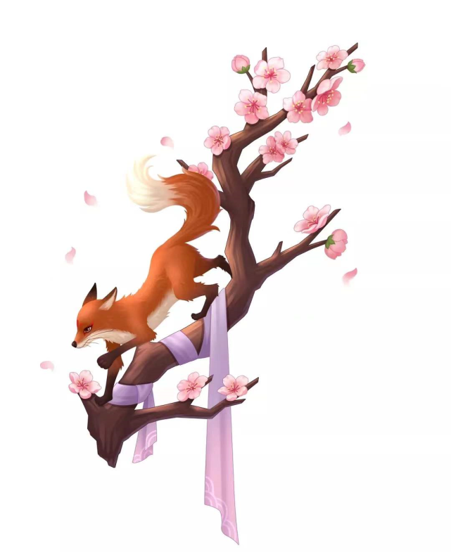 背饰-狐情觅花头像框-倩影逢花图片称号-首丘之情配饰-幻狸假面集齐