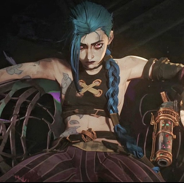 【英雄联盟:双城之战】爆爆金克丝单人头像