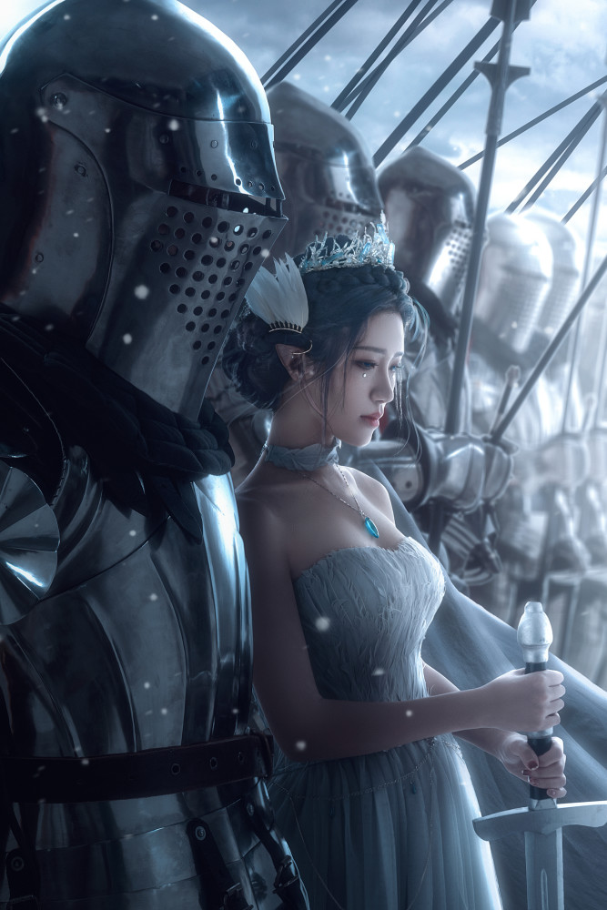 【鬼刀】冰公主 海琴烟 cosplay_腾讯新闻