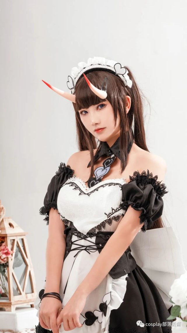 cos:碧蓝航线女仆能代cos正片@梓猫