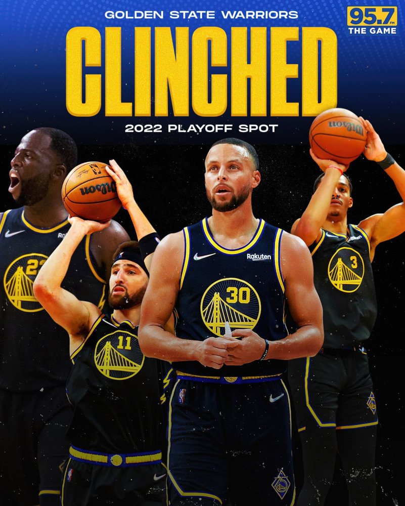 库里伤停第二场胜利 勇士21分大逆转 提前锁定前六 锁定季后赛 天天看点