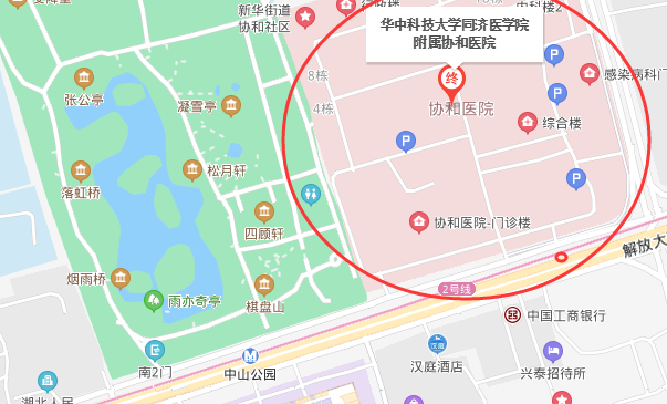 武汉同济医院布局图图片