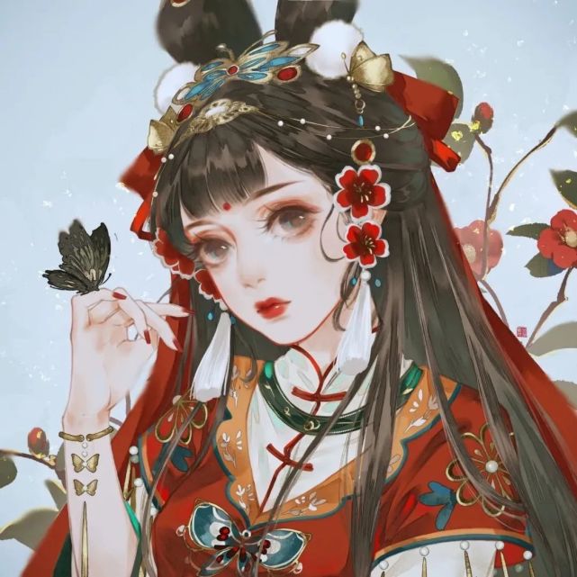 微信头像|超好看的动漫女生头像,神明也会心动的女生头像!