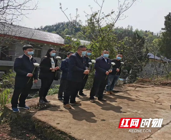 桑植县瑞塔铺镇:传承红色基因·清明祭英烈