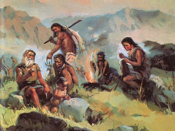 5000年前非常超前的科技伏羲大神指引燧人氏钻木取火用的淋漓尽致