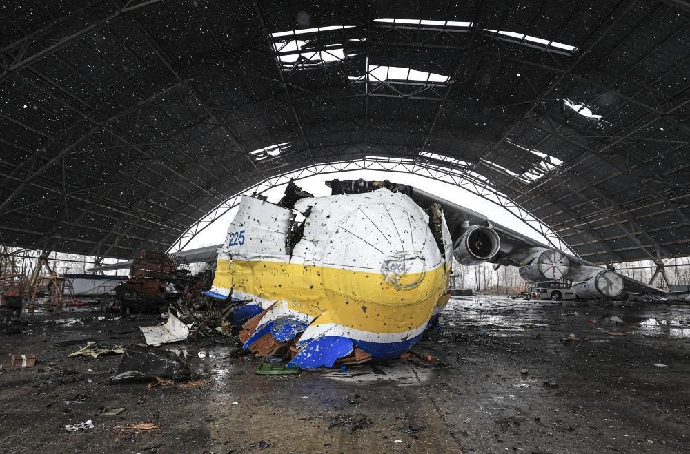 全球最大运输机安225在俄乌冲突中被毁