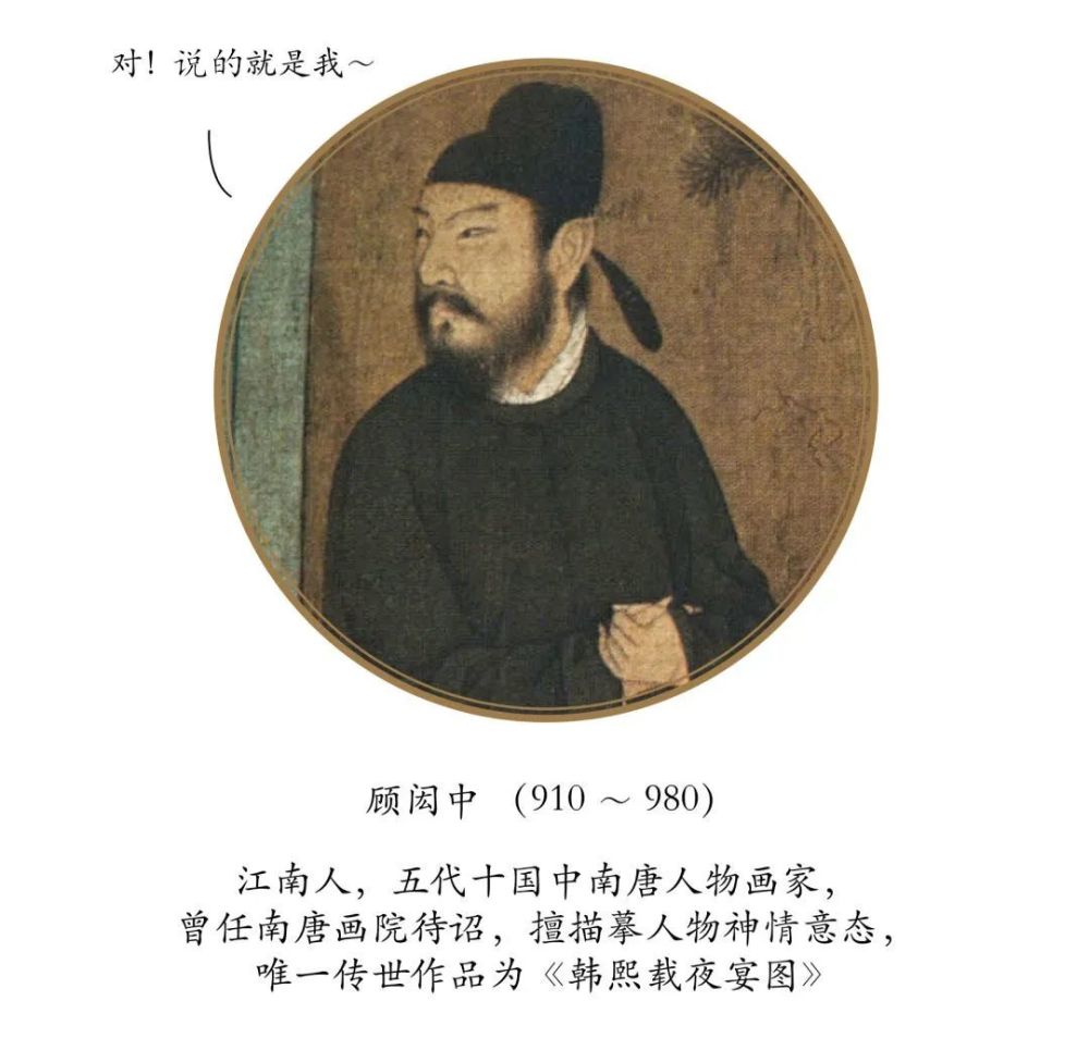 中国传世古画赏析叁韩熙载夜宴图