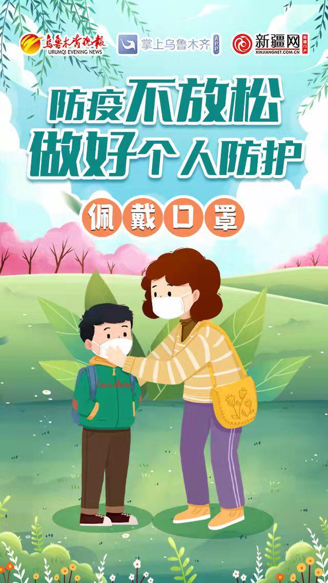 防疫海报|防疫不放松 做好个人防护-佩戴口罩