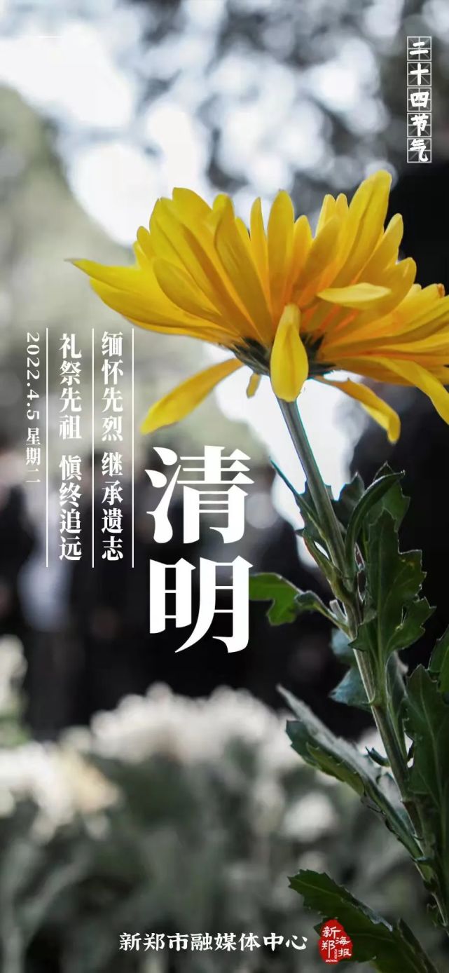 新郑海报|缅怀先烈 继承遗志 礼祭先祖 慎终追远