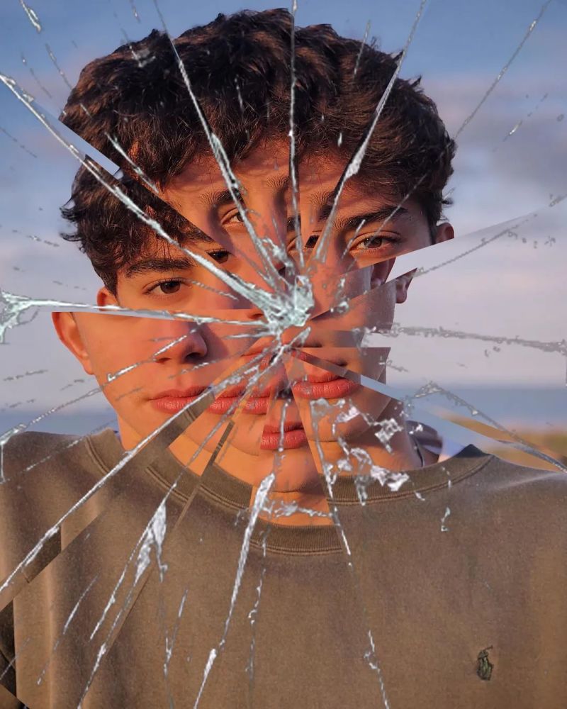 人物玻璃破碎效果ps制作素材下载方式_腾讯新闻