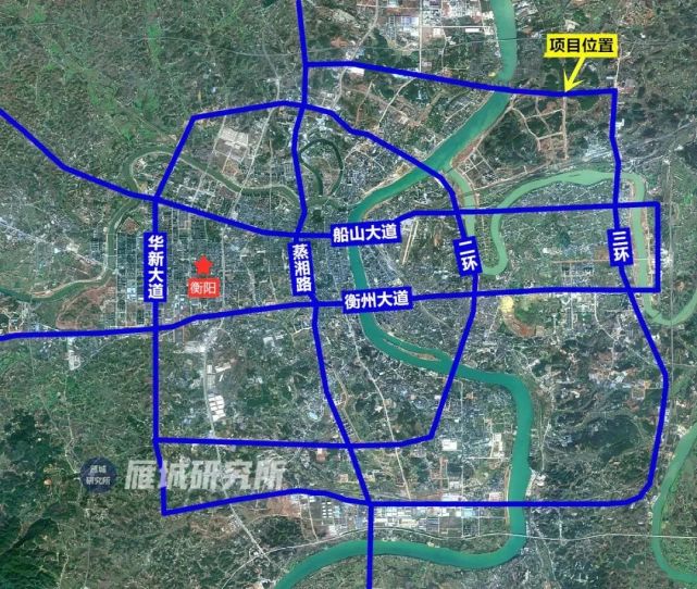 最新衡阳北三环东段即将重启建设新建西二环位置确定
