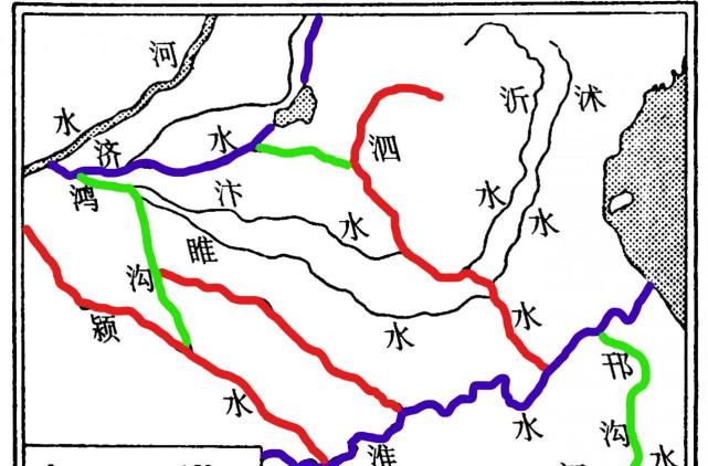 自北向南,桑干河,易水,滹沱河,漳水,河水,都是单独入海的.
