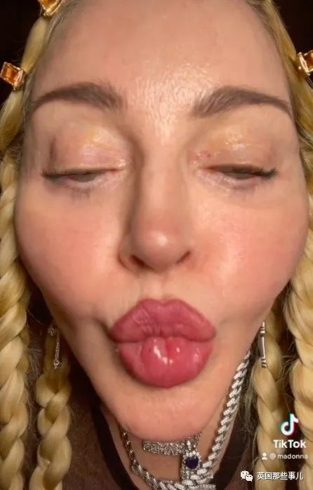麦当娜13秒诡异飞吻视频刷爆全网!网友:太吓人了啊!