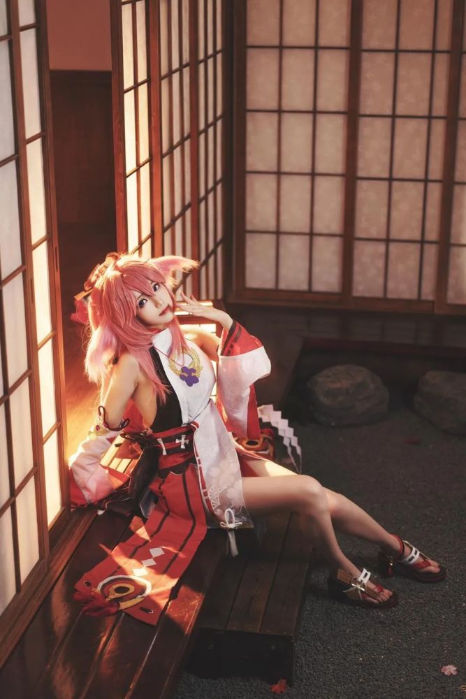 狐狸小姐的日常cos原神八重神子cosplay二次元屑狐狸正片