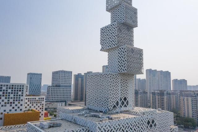 中国正方体的建筑图片