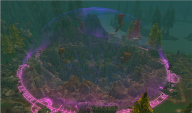 魔兽世界:"达拉然巨坑"是龙岛传送门,测试服已更新高清版本