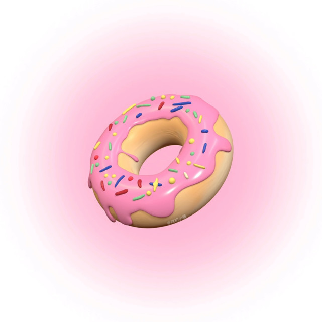 喜欢吃甜甜圈吗|白底食物头像