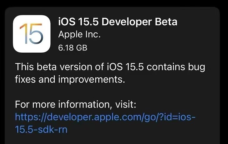 苹果IOS15.5发布：IOS16紧跟其后