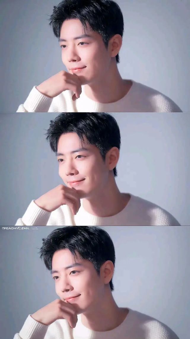 肖战壁纸新图迷人的小酒窝太温柔了吧