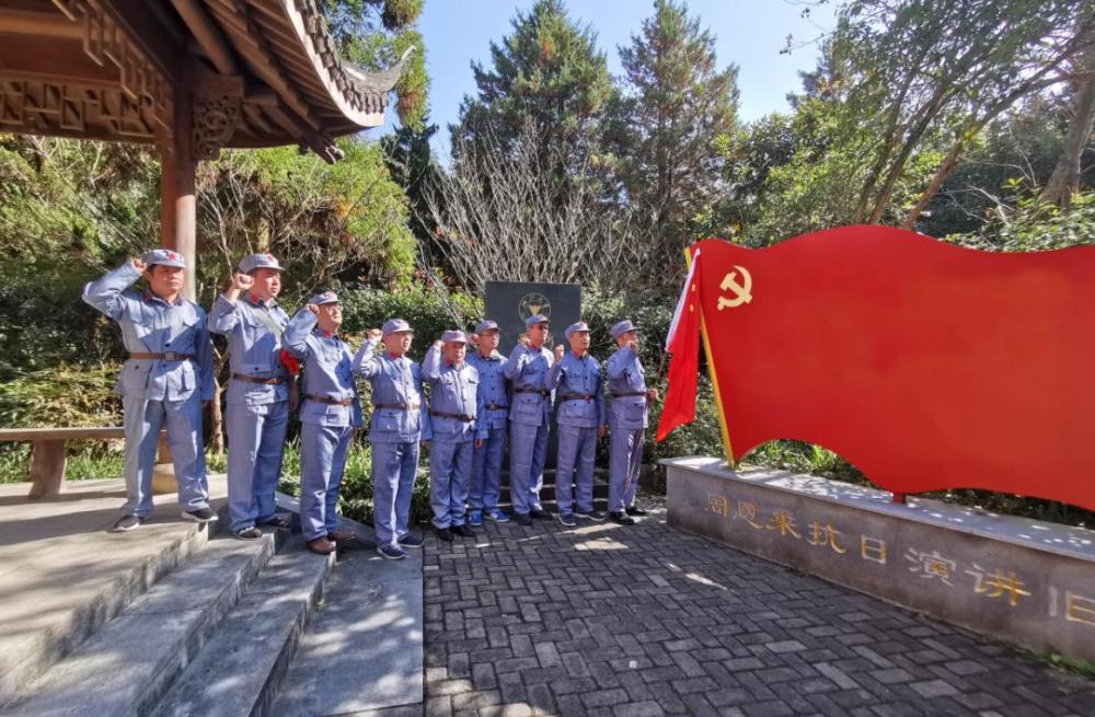 杭州临安缅怀革命先烈传承红色记忆