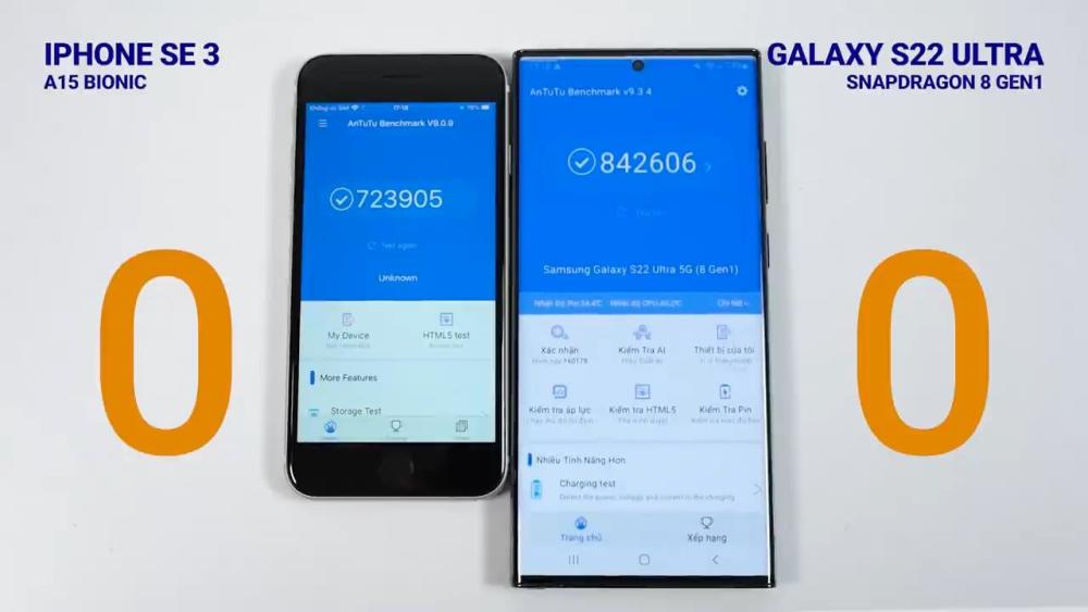 What Is The Performance Gap Take A Look At The Iphone Se3 With The Samsung S22ultra Game Test Laitimes