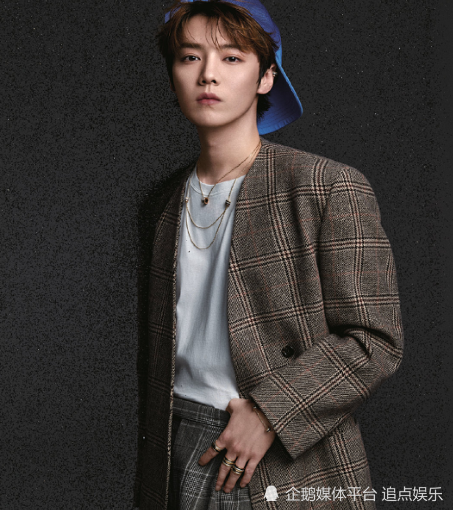 鹿晗黑砂砾大片