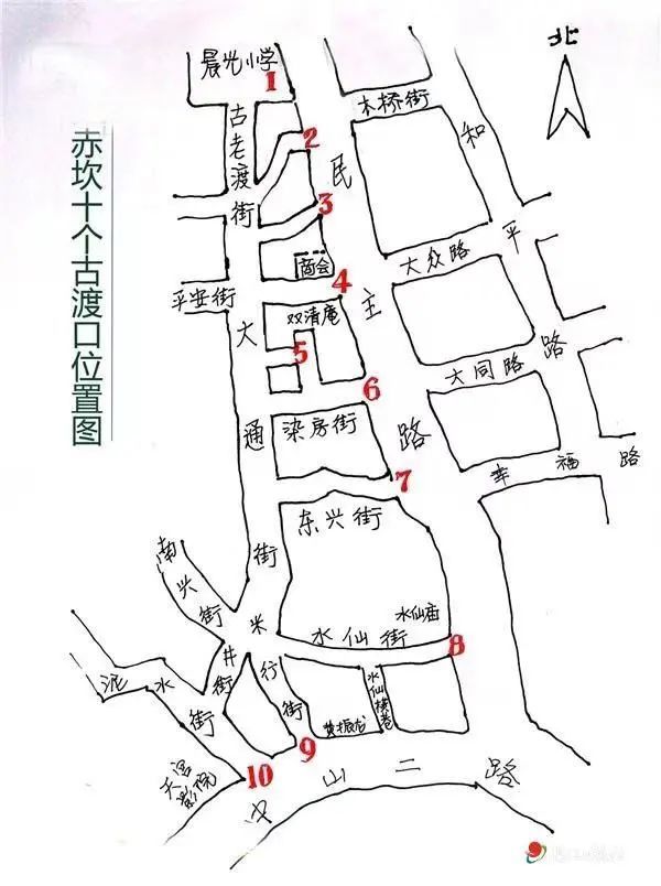 赤坎老街地图怎么画图片