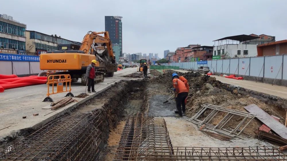 南昌地鐵2號線東延工程開足馬力忙生產