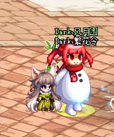 首当其冲的要数经典的雪人像素头搭配,以女魔法师和女鬼剑最为出名和