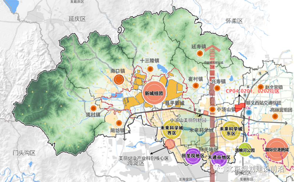 《北京城市总体规划(2016年一2035年《昌平分区规划(国土空间规划