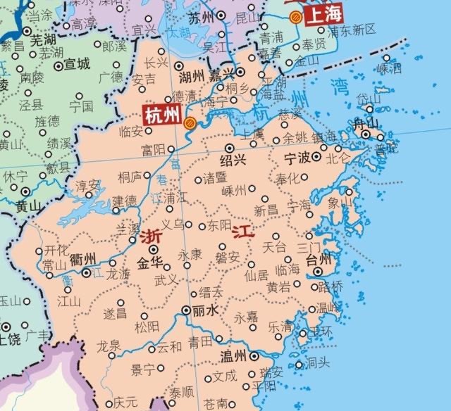 浙江省最低調的沿海港口城市是台州市