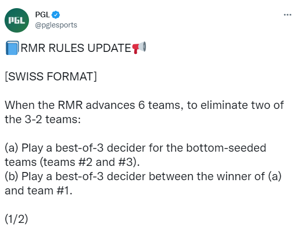 Pgl針對美洲rmr賽制問題增加排位賽 天天看點