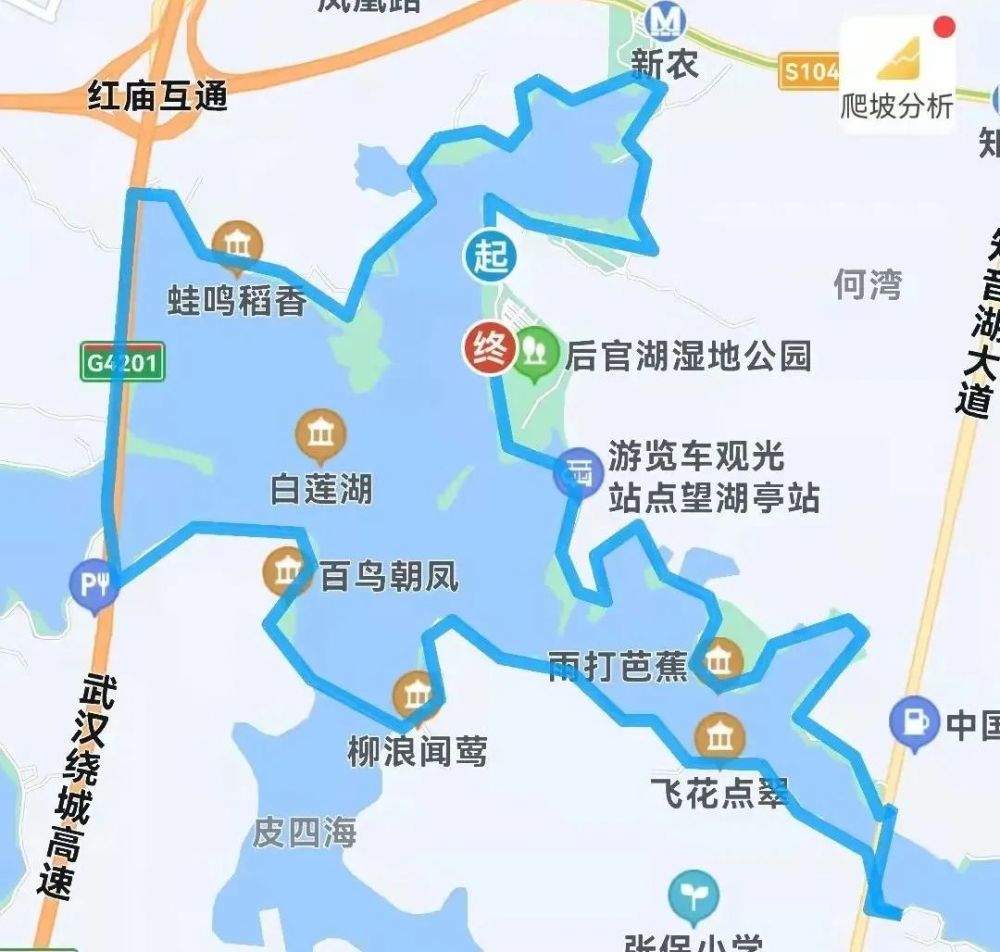 后官湖湿地公园地图图片