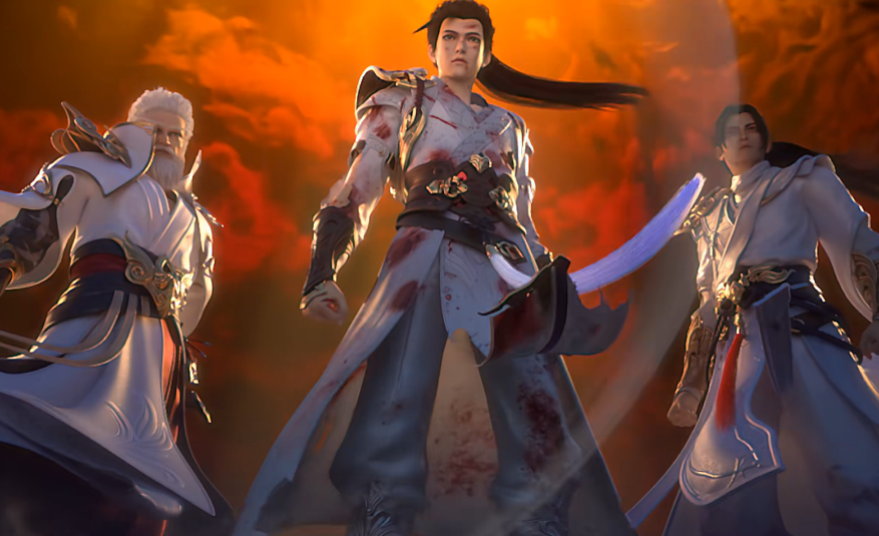 完美世界石昊鲲鹏宝术硬撼补天术至尊骨复苏终结石毅双石战落幕