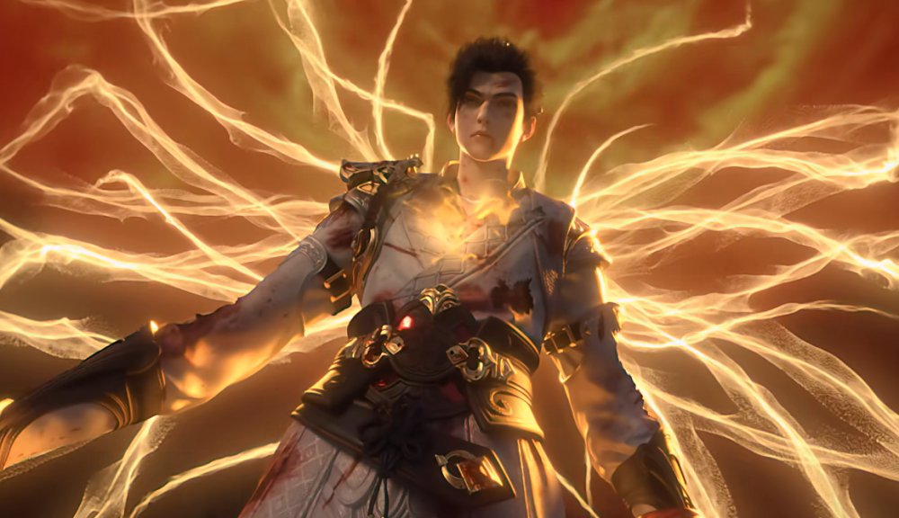 完美世界石昊鲲鹏宝术硬撼补天术至尊骨复苏终结石毅双石战落幕