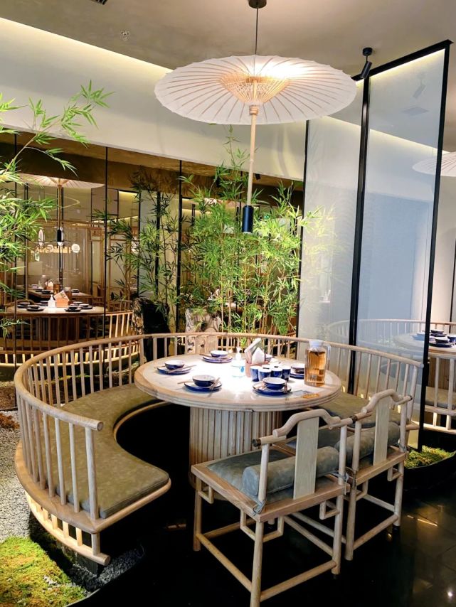绿茶餐厅环境图片