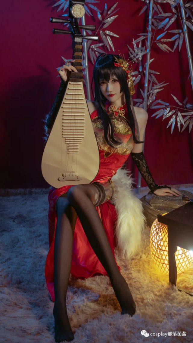 cos:碧蓝航线大凤·凤鸣春晓cos正片@花兮