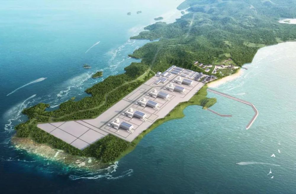 白龙核电项目位于广西壮族自治区防城港市江山半岛的最南端,东,南,西