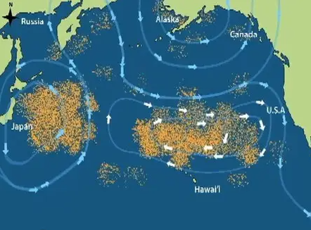 世界海洋污染分布图图片