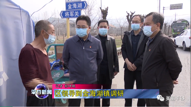 区人大常委会主任刘震带队到金海湖镇调研