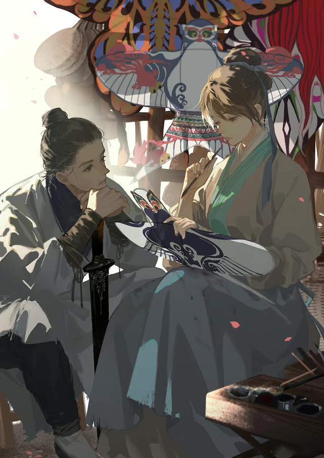 超美超有意境的古风壁纸,师徒真的很好嗑